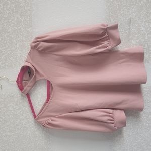 New Cutout Puff Sleeve Top